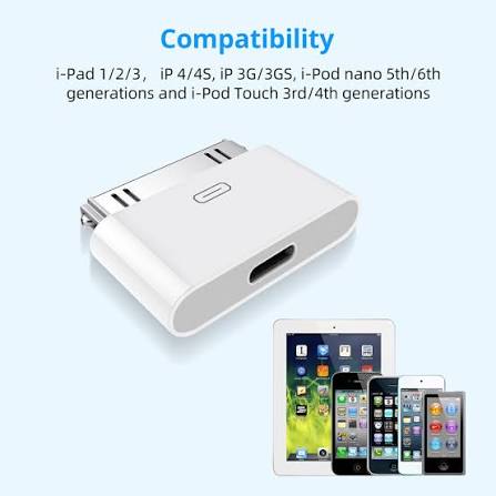 typ c to 30 pin charging adaptor